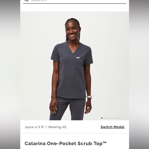 Figs Catarina one pocket scrub top -size large - Picture 5 of 5
